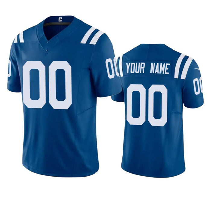 Custom IN.Colts Active Player Blue 2023 F.U.S.E Vapor Untouchable Stitched Football Stitched Jersey