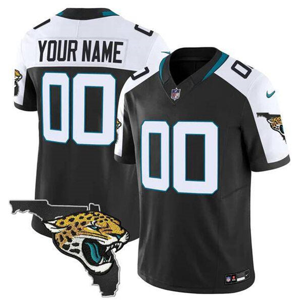 Custom J.Jaguars Active Player Black Alternate 2025 F.U.S.E. Florida Patch Vapor Untouchable Limited Stitched Football Jersey MAROU