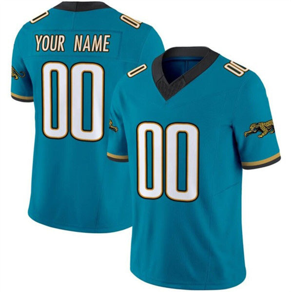 Custom J.Jaguars Active Player Teal 2024 F.U.S.E. Prowler Throwback Vapor Limited Stitched Football Jersey MAROU