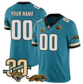 Custom J.Jaguars Active Player Teal F.U.S.E With 30th Seasons Patch Vapor Limited Stitched Football Jersey MAROU