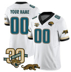 Custom J.Jaguars Active Player White F.U.S.E. With 30th Seasons Patch Vapor Limited Stitched Football Jersey MAROU