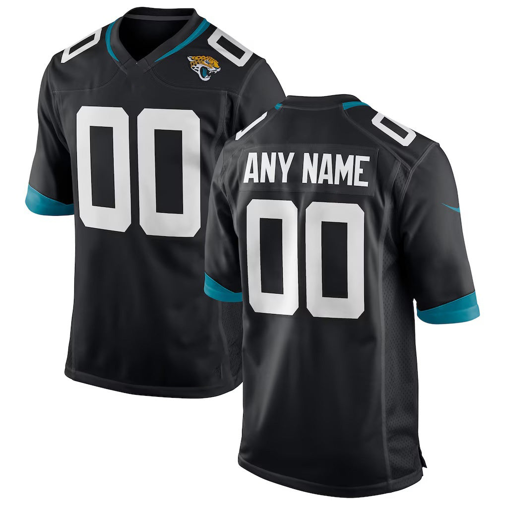 Custom J.Jaguars Black Game Football Jersey MAROU