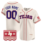 Custom Jersey Texas Rangers Cream 2026 City Connect Vapor Premier Limited Baseball Stitched Jerseys