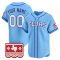 Custom Jersey Texas Rangers Light Blue 2026 City Connect Vapor Premier Limited Baseball Stitched Jerseys