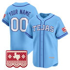 Custom Jersey Texas Rangers Light Blue 2026 City Connect Vapor Premier Limited Baseball Stitched Jerseys