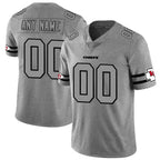 Custom KC.Chiefs 2019 Gray Gridiron Gray Vapor Untouchable Limited Football Jersey MAROU