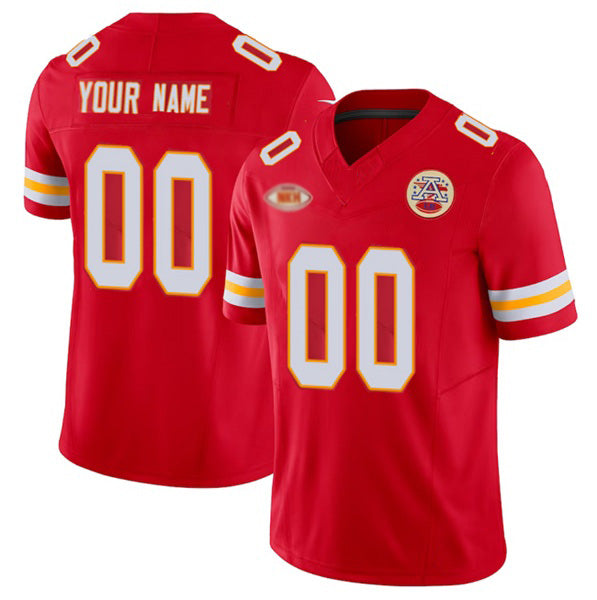 Custom KC.Chiefs Active Player Red 2023 F.U.S.E. With NKH Patch Vapor Untouchable Limited Stitched Football Jersey MAROU