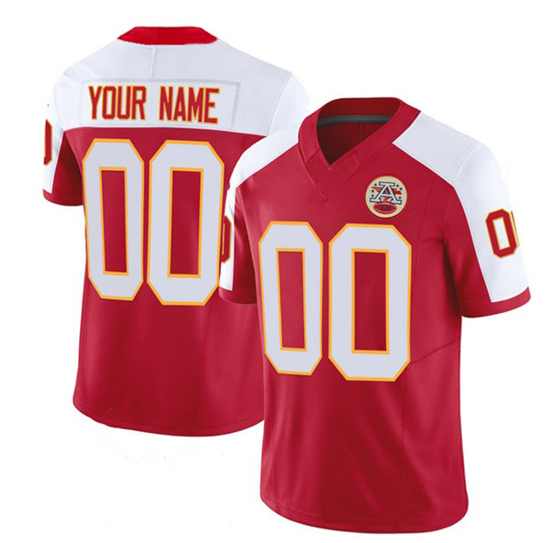 Custom KC.Chiefs Active Player Red White 2023 F.U.S.E. Vapor Untouchable Limited Stitched Football Jersey MAROU