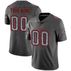 Custom KC.Chiefs Gray Static Vapor Untouchable Limited Football Jersey MAROU