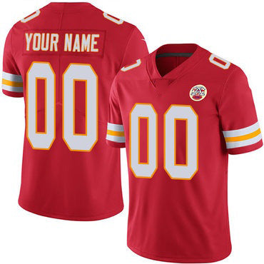 Custom KC.Chiefs Home Red Vapor Untouchable Limited Football Jersey MAROU