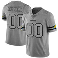 Custom LA.Chargers 2019 Gray Gridiron Gray Vapor Untouchable Limited Football Jersey Marou