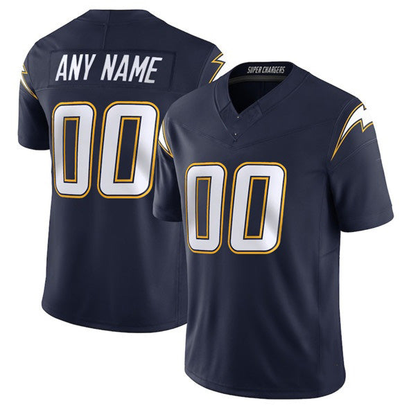 Custom LA.Chargers  Navy 2025 F.U.S.E. Alternate Vapor Limited Stitched Football Jersey Marou