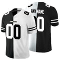 Custom LA.Chargers Black And White Split Vapor Untouchable Limited Football Jersey Marou