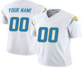 Custom LA.Chargers Limited White F.U.S.E. Vapor Football Jersey Marou