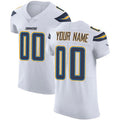 Custom LA.Chargers White Vapor Untouchable Elite Stitched Football Jersey Marou