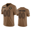 Custom LA.Rams  2023 Brown Salute To Setvice Limited Stitched Football Jersey Marou