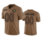 Custom LA.Rams  2023 Brown Salute To Setvice Limited Stitched Football Jersey Marou