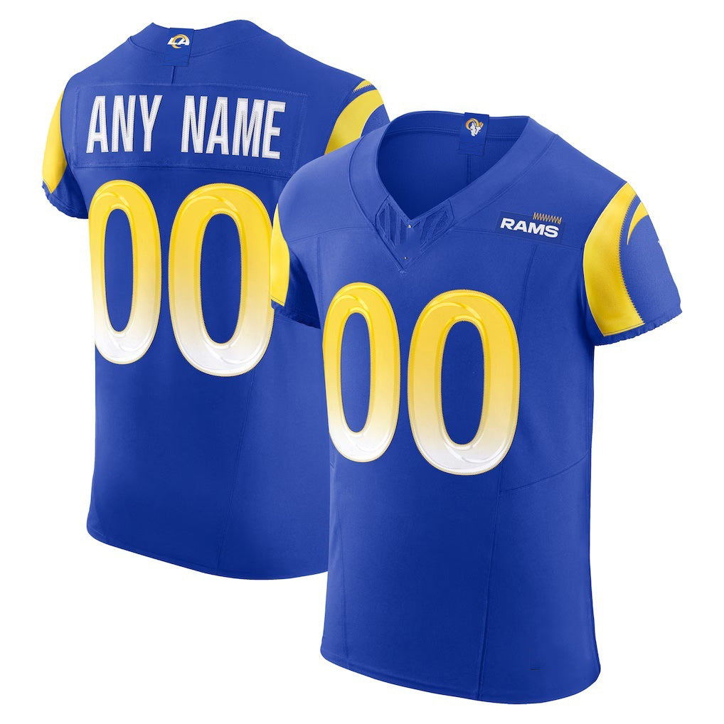 Custom LA.Rams Royal Vapor F.U.S.E. Elite Football Jersey Marou