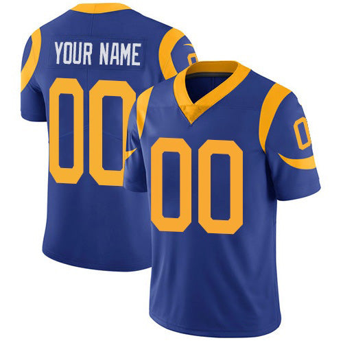 Custom LA.Rams Royal Vapor Untouchable Player Limited Football Jersey Marou