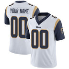 Custom LA.Rams White Vapor Untouchable Player Limited Football Jersey Marou