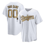 Custom Los Angeles Dodgers Active Player White 2022 All-Star Cool Base Stitched Baseball Jersey