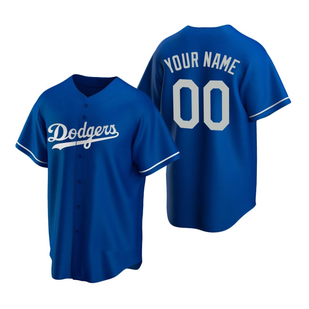 Custom Los Angeles Dodgers Royal Stitched Cool Baseball Jersey