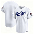 Custom Los Angeles Dodgers White USA 250 Limited Baseball Stitched Jersey
