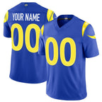 Custom Los Angeles Rams Royal 2026 F.U.S.E. Vapor Limited Football Stitched Jersey