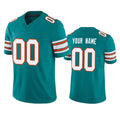 Custom M.Dolphins  Aqua 2023 F.U.S.E Vapor Limited Stitched Football Jersey Marou