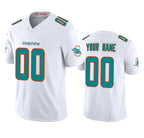 Custom M.Dolphins  White 2023 F.U.S.E Vapor Limited Stitched Football Jersey Marou