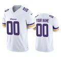 Custom MN.Vikings White F.U.S.E. Vapor Limited Stitched Football Jersey