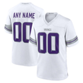 Custom Minnesota Vikings White Alternate Game Stitched Football Jersey