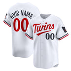 Custom Minnesota Twins White Home Limited Baseball Jersey