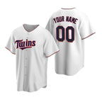 Custom Minnesota Twins White Stitched Cool Base Home Baseball Jersey