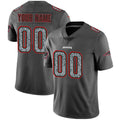 Custom NE.Patriots Gray Static Vapor Untouchable Limited Football Jersey Marou