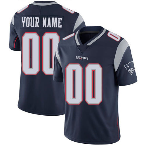 Custom NE.Patriots Navy Vapor Untouchable Player Limited Football Jersey Marou
