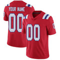 Custom NE.Patriots Red Vapor Untouchable Player Limited Football Jersey Marou
