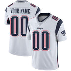 Custom NE.Patriots White Vapor Untouchable Player Limited Football Jersey Marou