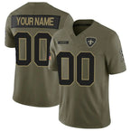 Custom NO.Saints Active Player Olive 2025 F.U.S.E. Salute to Service Limited Stitched Football Jersey Marou