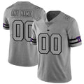 Custom NY.Giants 2019 Gray Gridiron Gray Vapor Untouchable Limited Football Jersey Marou