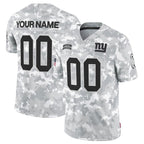 Custom NY.Giants Active Player 2024 F.U.S.E Arctic Camo Salute To Service Limited Stitched Football Jersey Marou