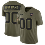 Custom NY.Giants Active Player Olive 2025 F.U.S.E. Salute to Service Limited Stitched Football Jersey Marou