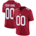 Custom NY.Giants Alternate Red Vapor Untouchable Limited Football Jersey Marou