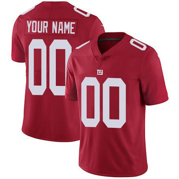 Custom NY.Giants Alternate Red Vapor Untouchable Limited Football Jersey Marou