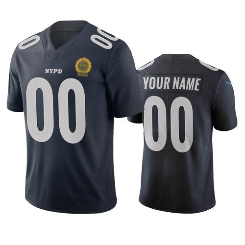 Custom NY.Giants Navy Vapor Limited City Edition Football Jersey Marou