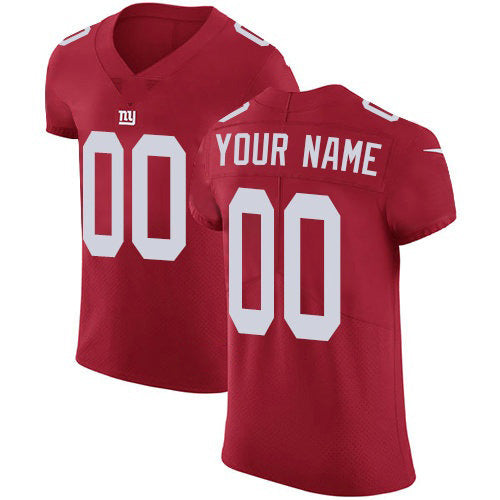 Custom NY.Giants Red Alternate Vapor Untouchable Custom Elite Football Jersey Marou