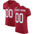 Custom NY.Giants Red Alternate Vapor Untouchable Custom Elite Football Jersey Marou