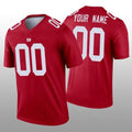 Custom NY.Giants Red Inverted Legend Football Jersey Marou