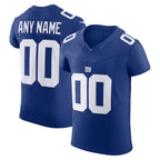 Custom NY.Giants Royal Vapor F.U.S.E. Elite Football Jersey Marou