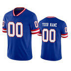 Custom NY.Giants Royal Vapor Untouchable Classic Retired Player Stitched Football Jersey Marou